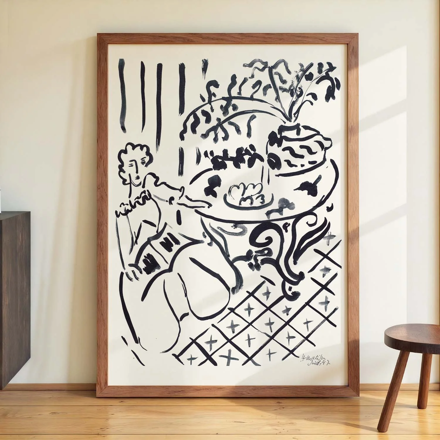 Fille assise à table  by Henri Matisse - Image 4