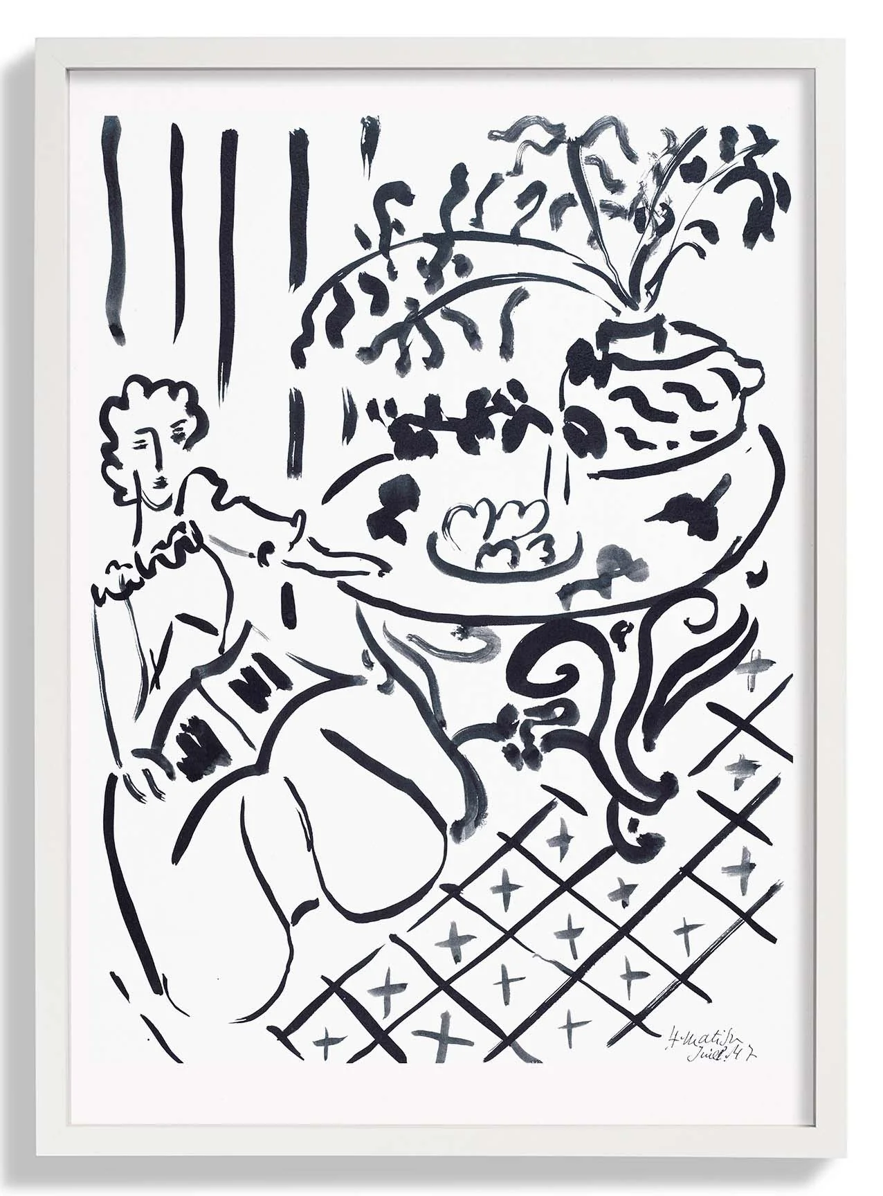 Fille assise à table  by Henri Matisse - Image 5