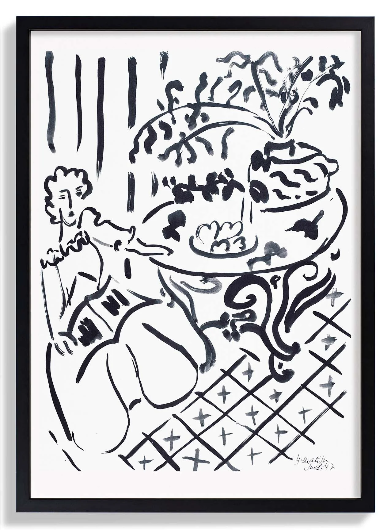 Fille assise à table  by Henri Matisse - Image 7