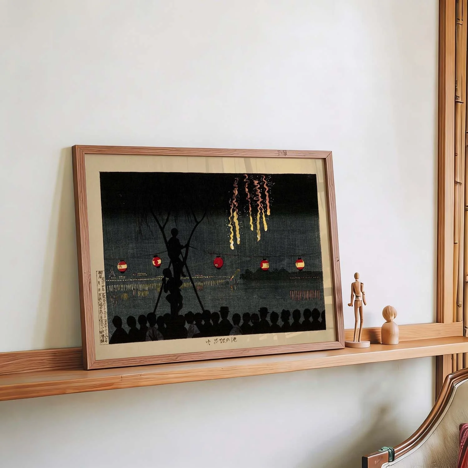 Fireworks at Ikenohata by Kobayashi Kyochika - Image 4