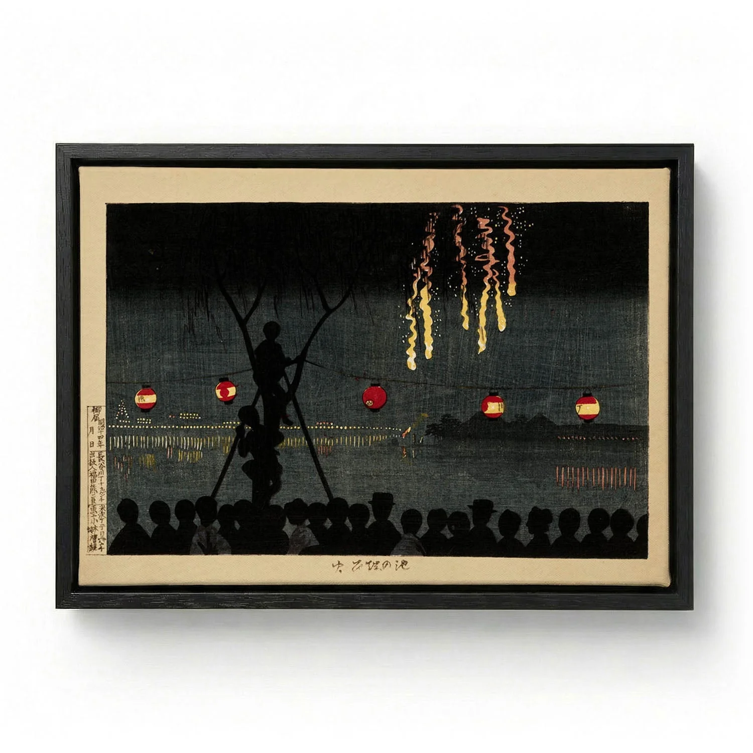 Fireworks at Ikenohata by Kobayashi Kyochika - Image 5
