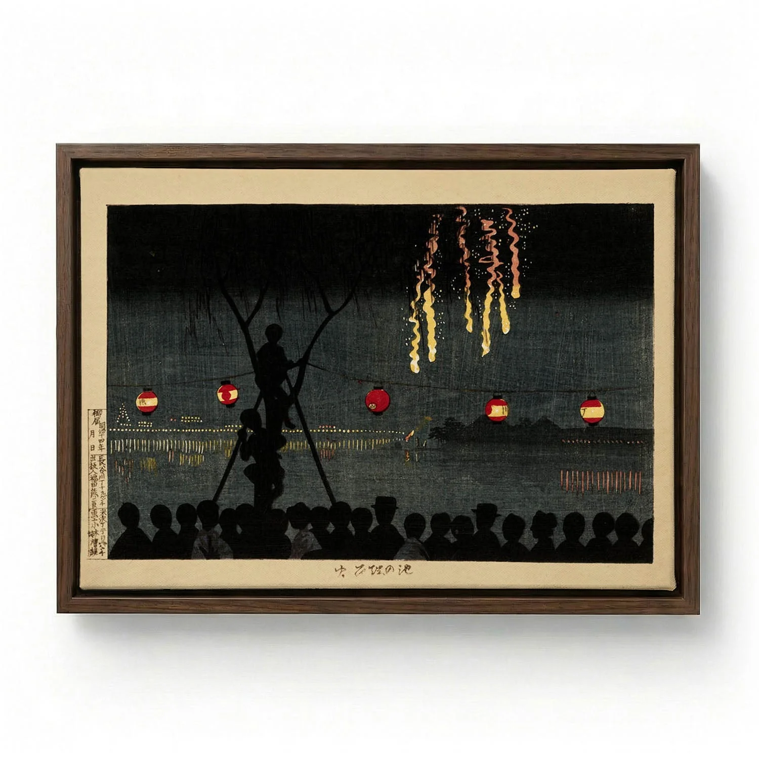 Fireworks at Ikenohata by Kobayashi Kyochika - Image 6