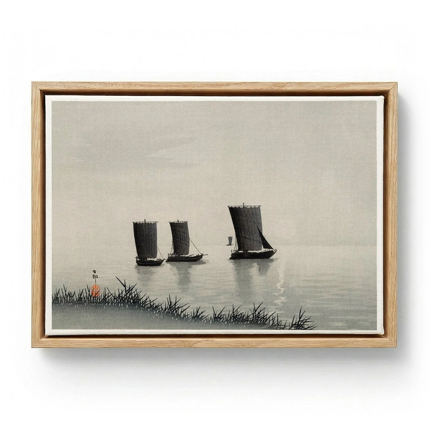 Fishing Boats by Ohara Koson