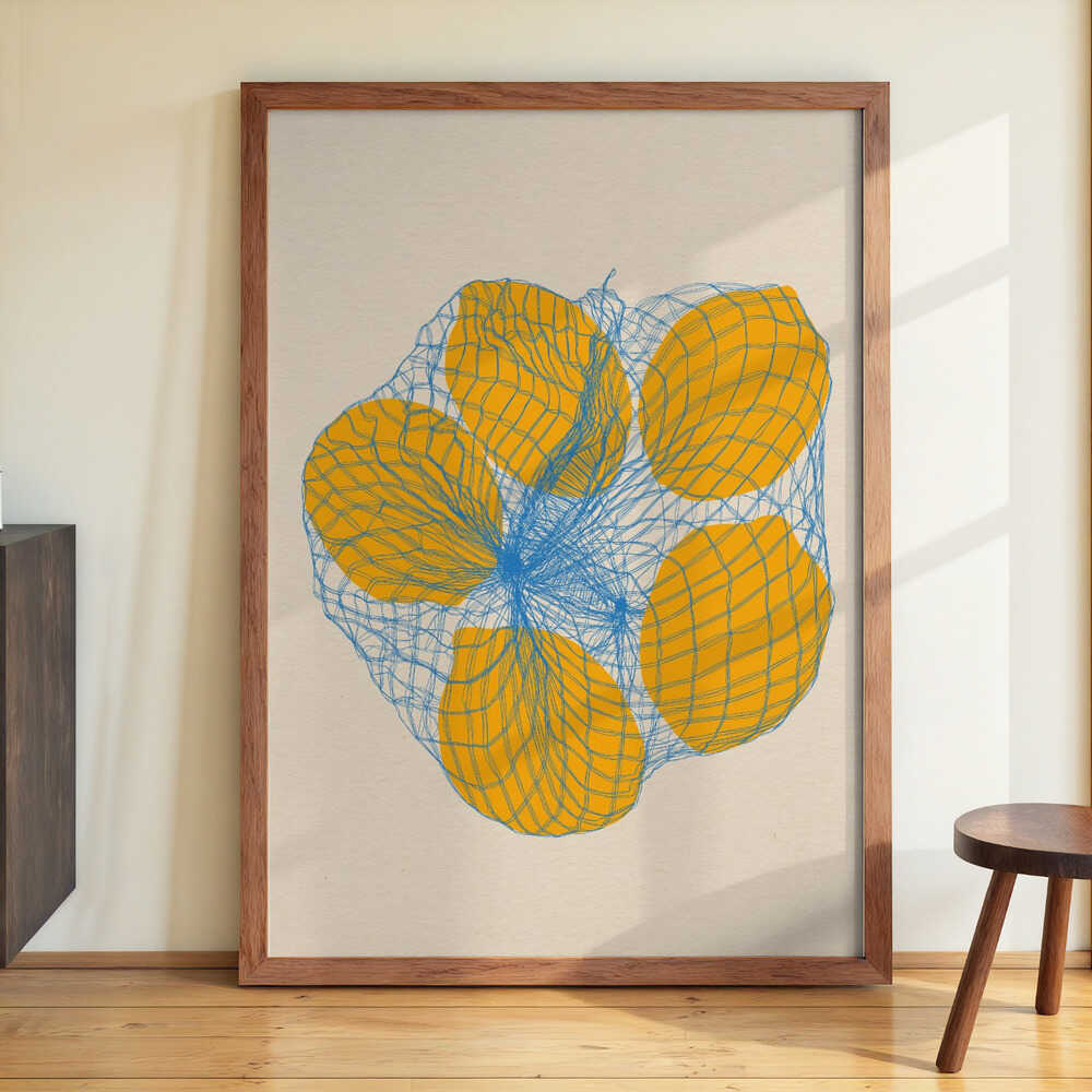 Five Lemons In a Net Bag by Rosi Feist - Image 3