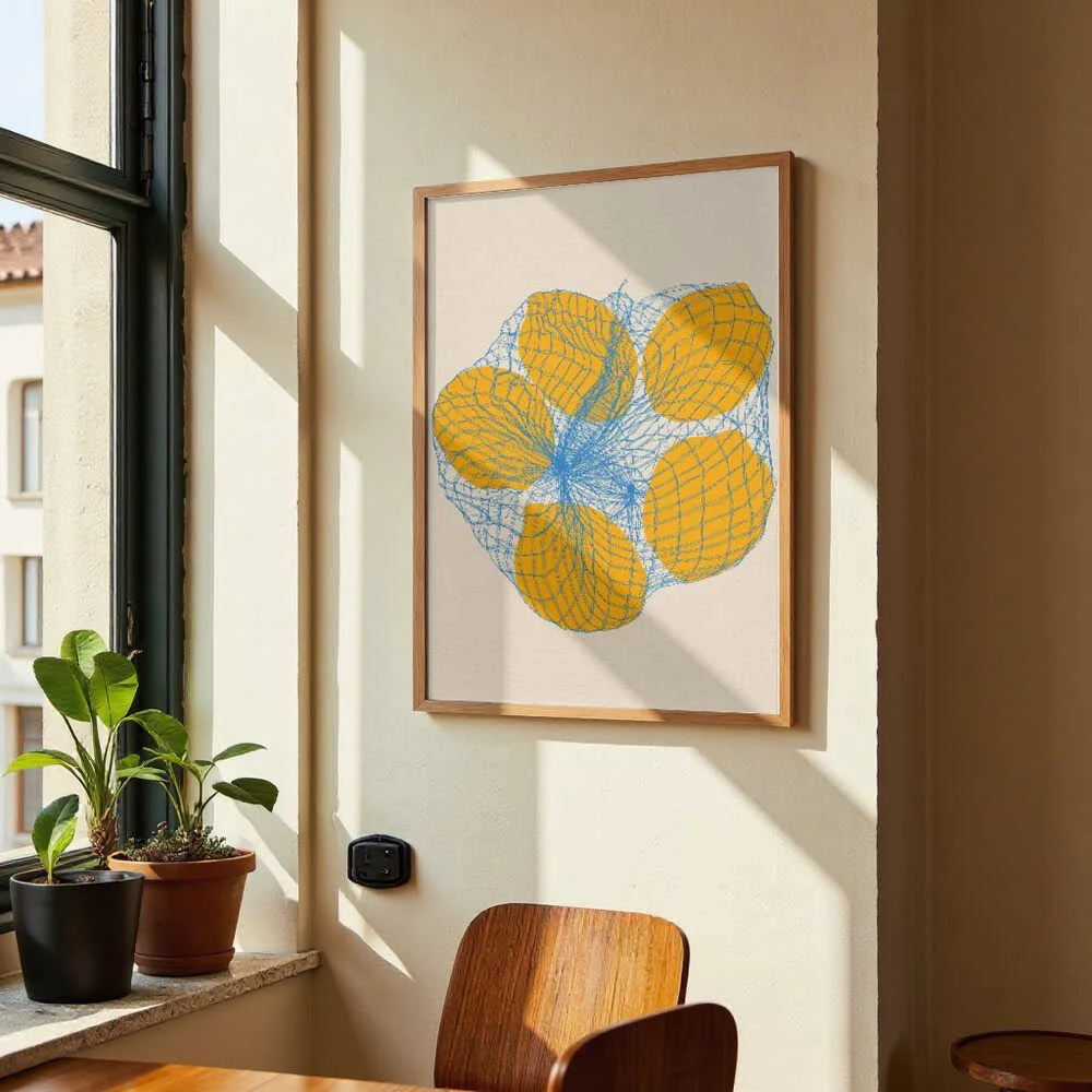 Five Lemons In a Net Bag by Rosi Feist - Image 4