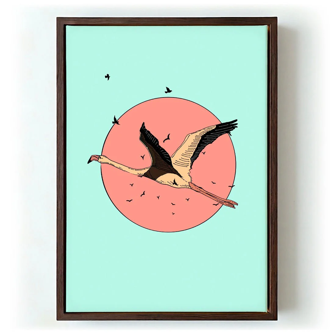Flamingo In Flight by Nicholas - Image 6