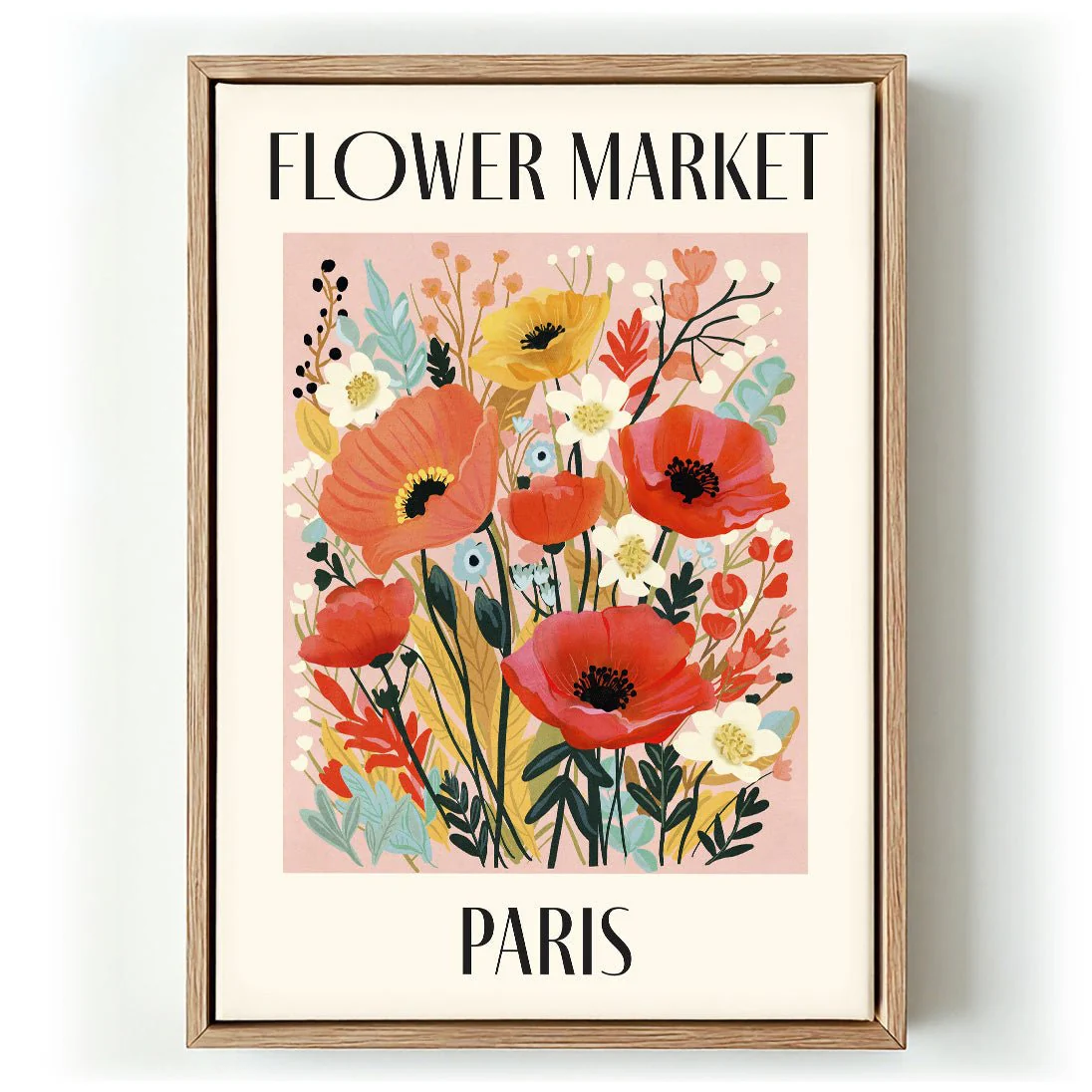 Flower Market Paris France by Dirkie Nell