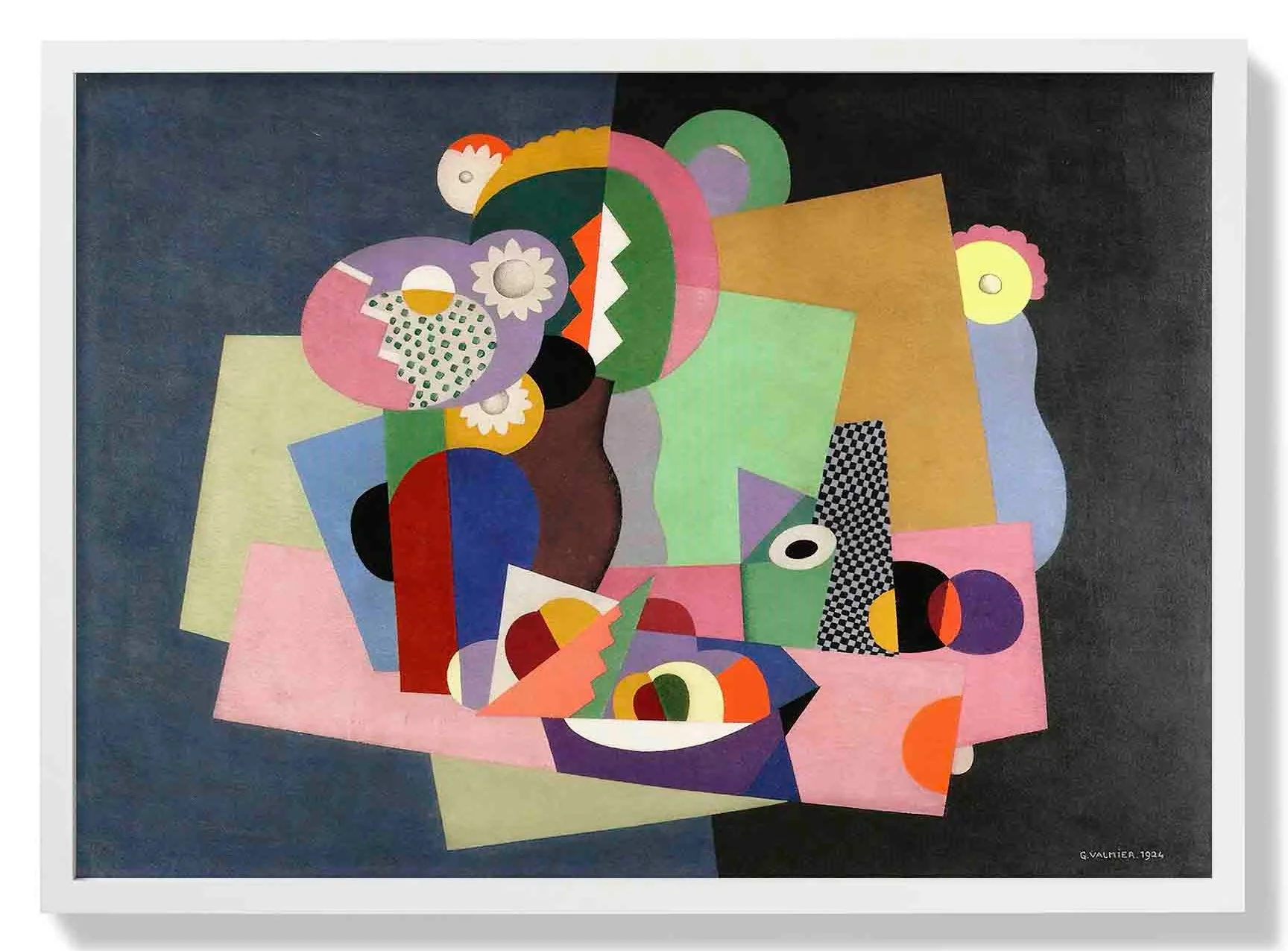 Flowers and fruit (1924) by Georges Valmier - Image 2