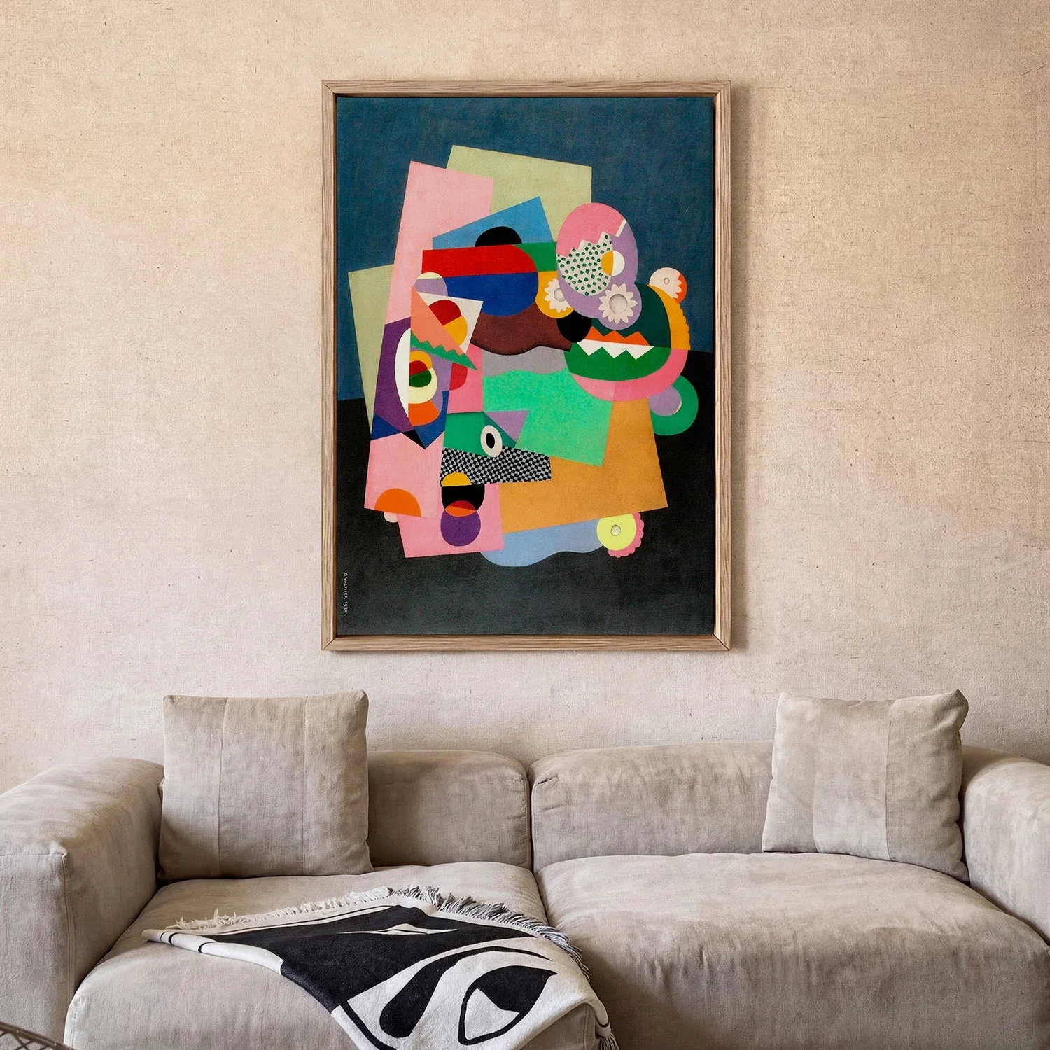 Flowers and fruit (1924) by Georges Valmier - Image 2