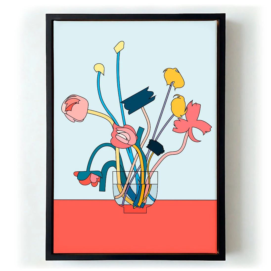 Flowers in a glass vase by NKTN - Image 5
