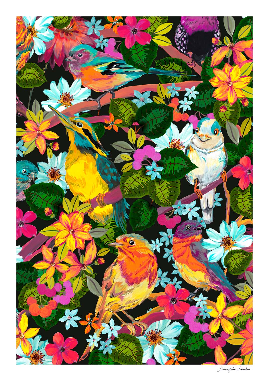 Forest Birds VERTICAL by MARYLENE MADOU - Image 8