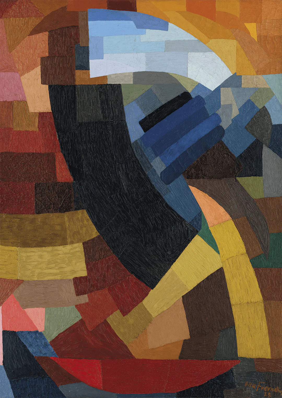 Fragments de figure à l’ensemble des plans by Otto Freundlich - Image 7