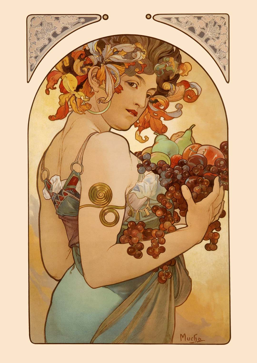 Fruit by Alphonse Mucha - Image 8