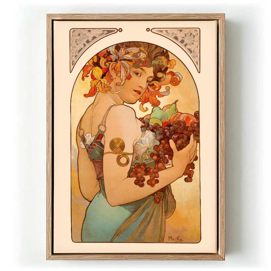 Fruit by Alphonse Mucha