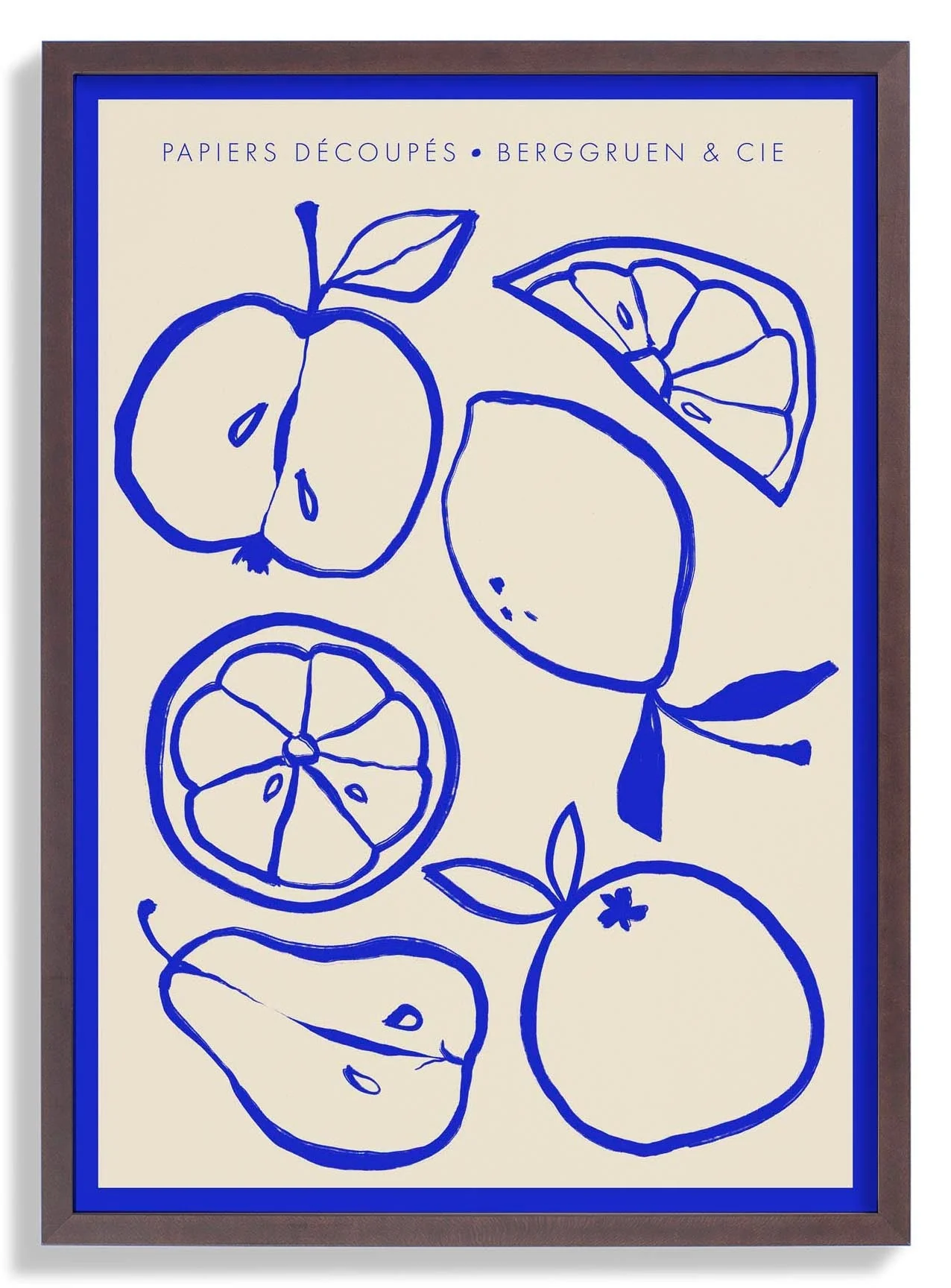 Fruitbowl Blue Papiers Découpés Art Exhibition - Image 6