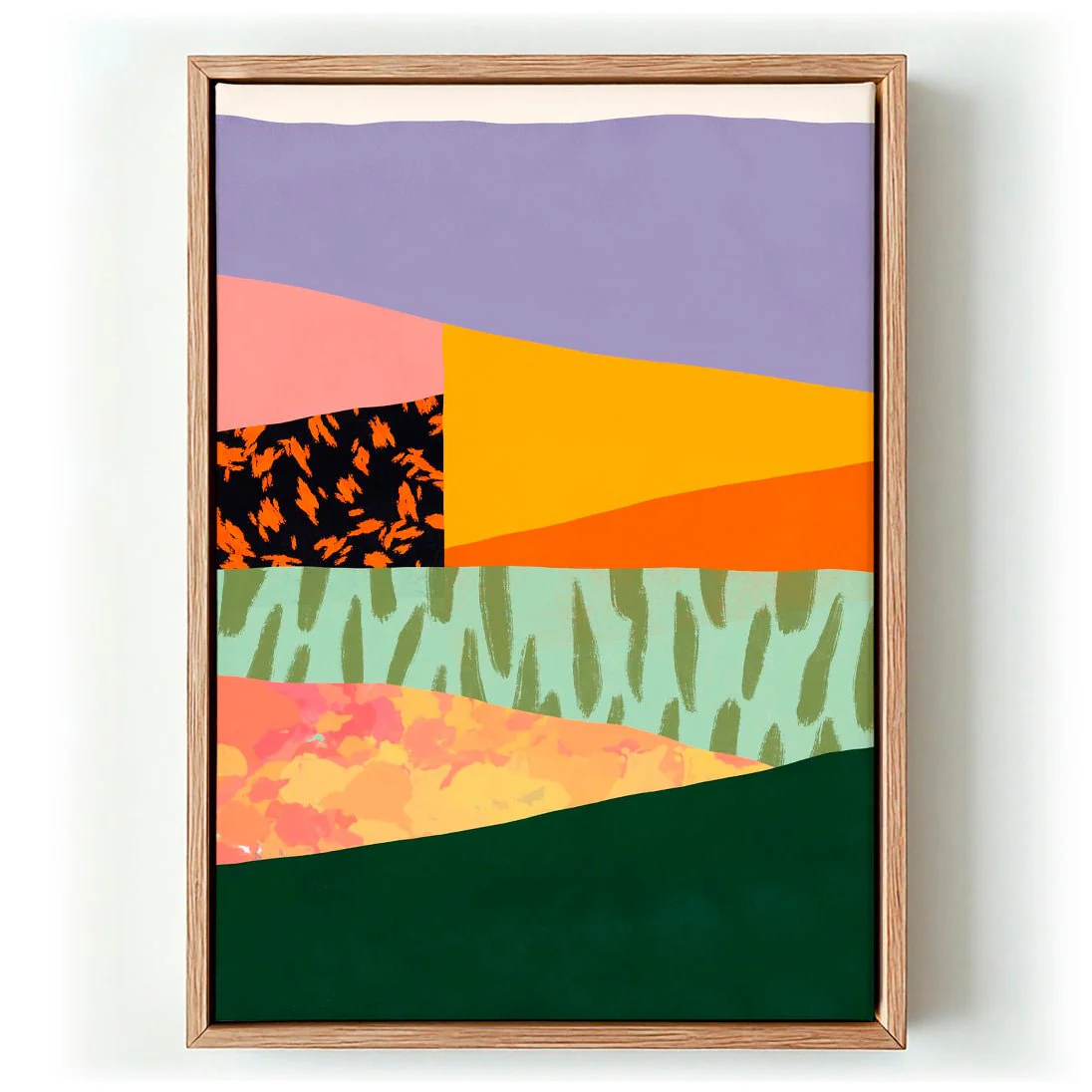 Geometric Patterns with Organic Forms by Little Dean