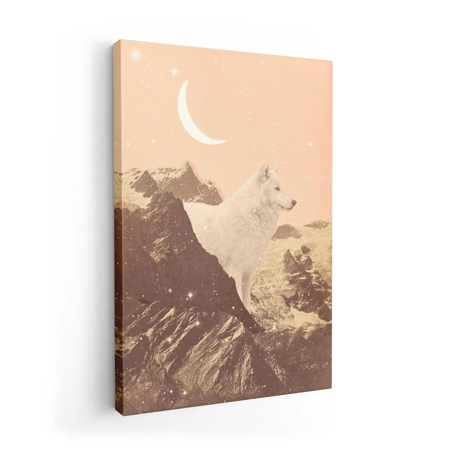 Giant White Wolf in Mountain by Florent Bodart - Image 7