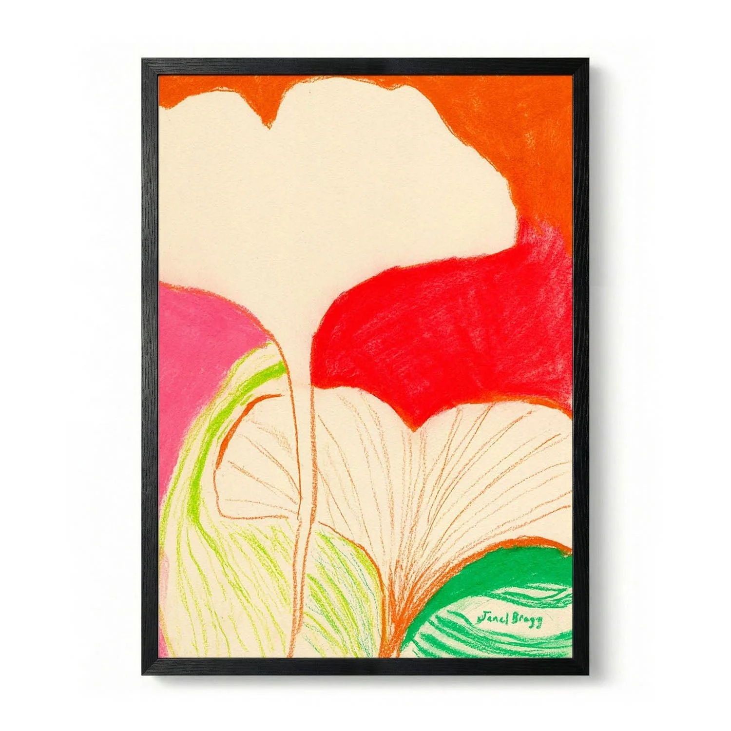 Ginkgo Leaves Abstract by Janel Bragg - Image 5