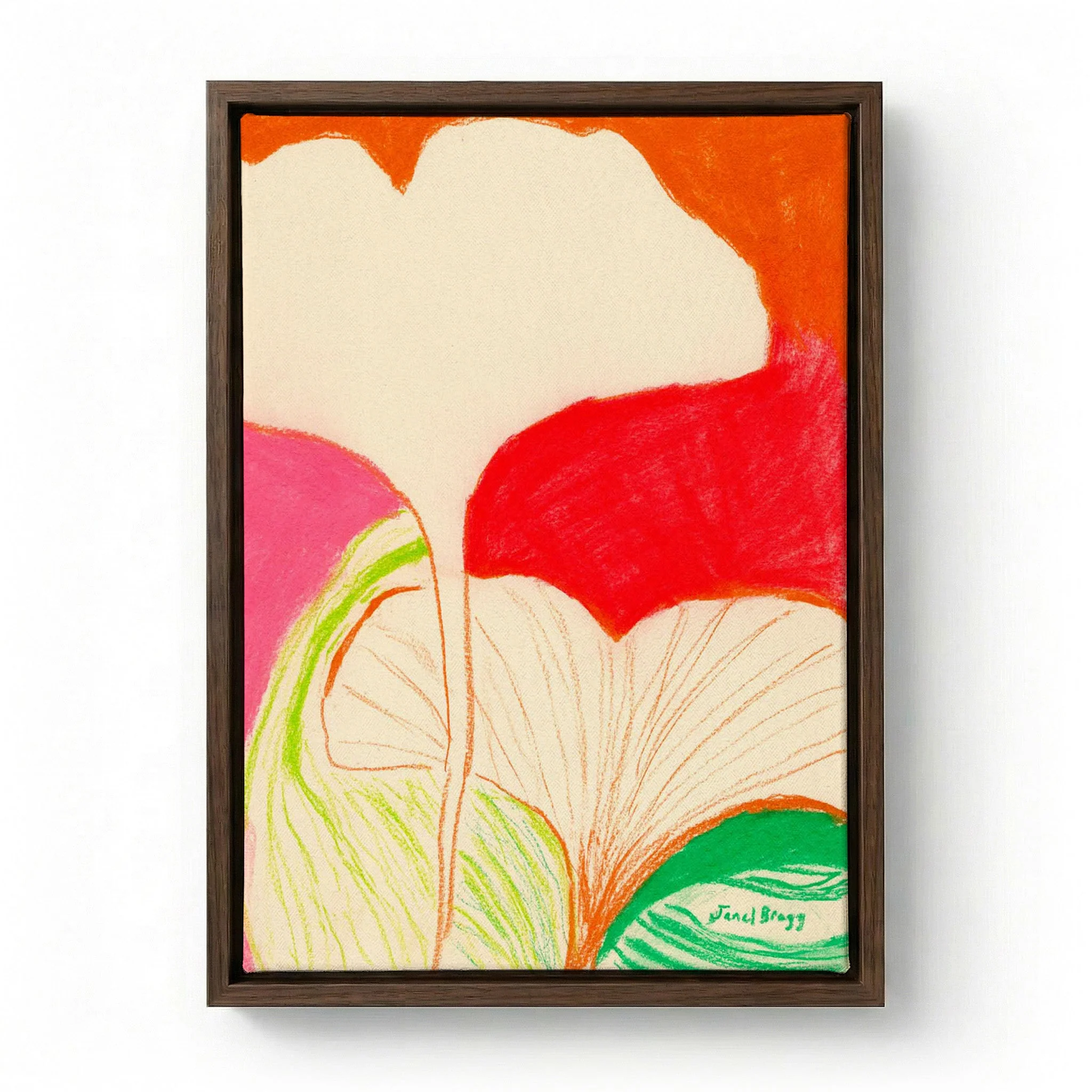 Ginkgo Leaves Abstract by Janel Bragg - Image 6