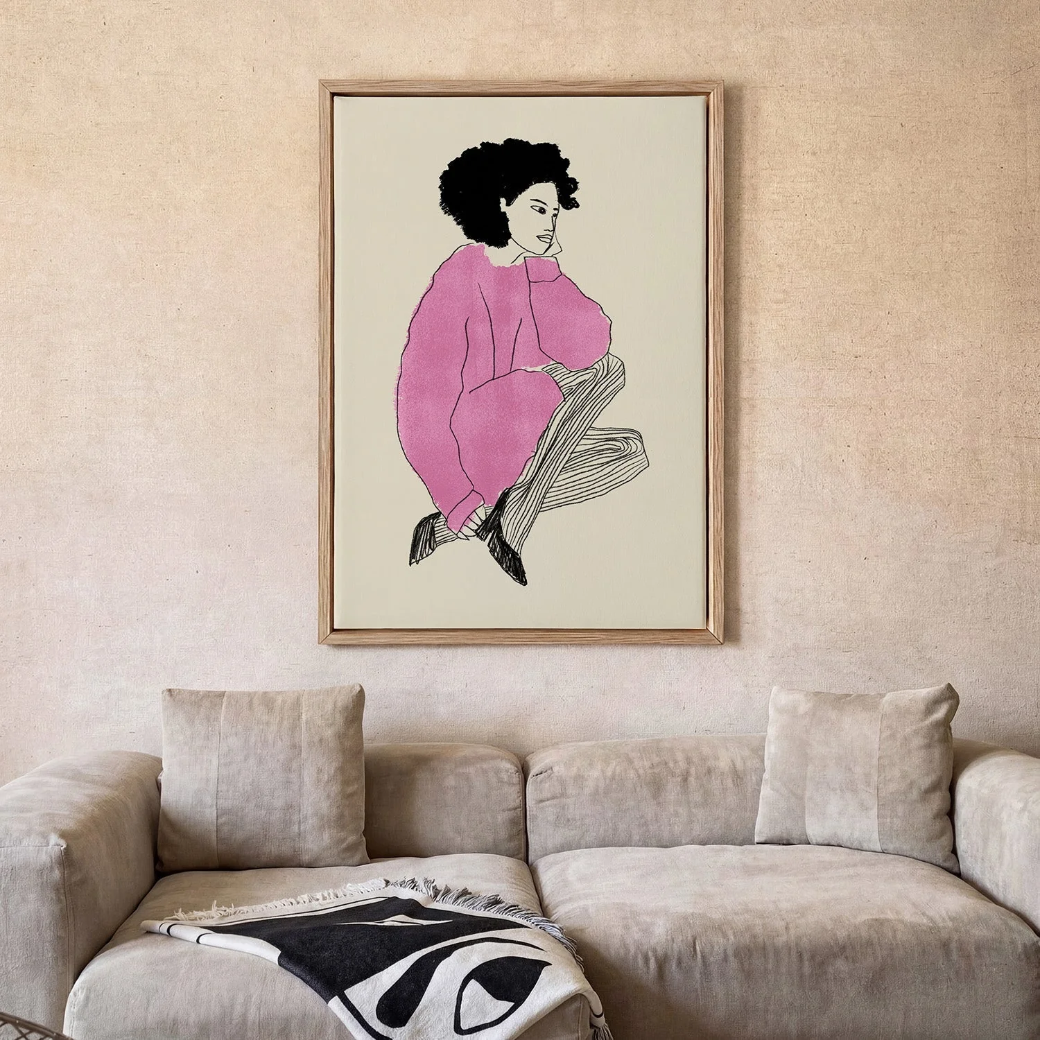 Girl Chill Pink Pullover - Image 2