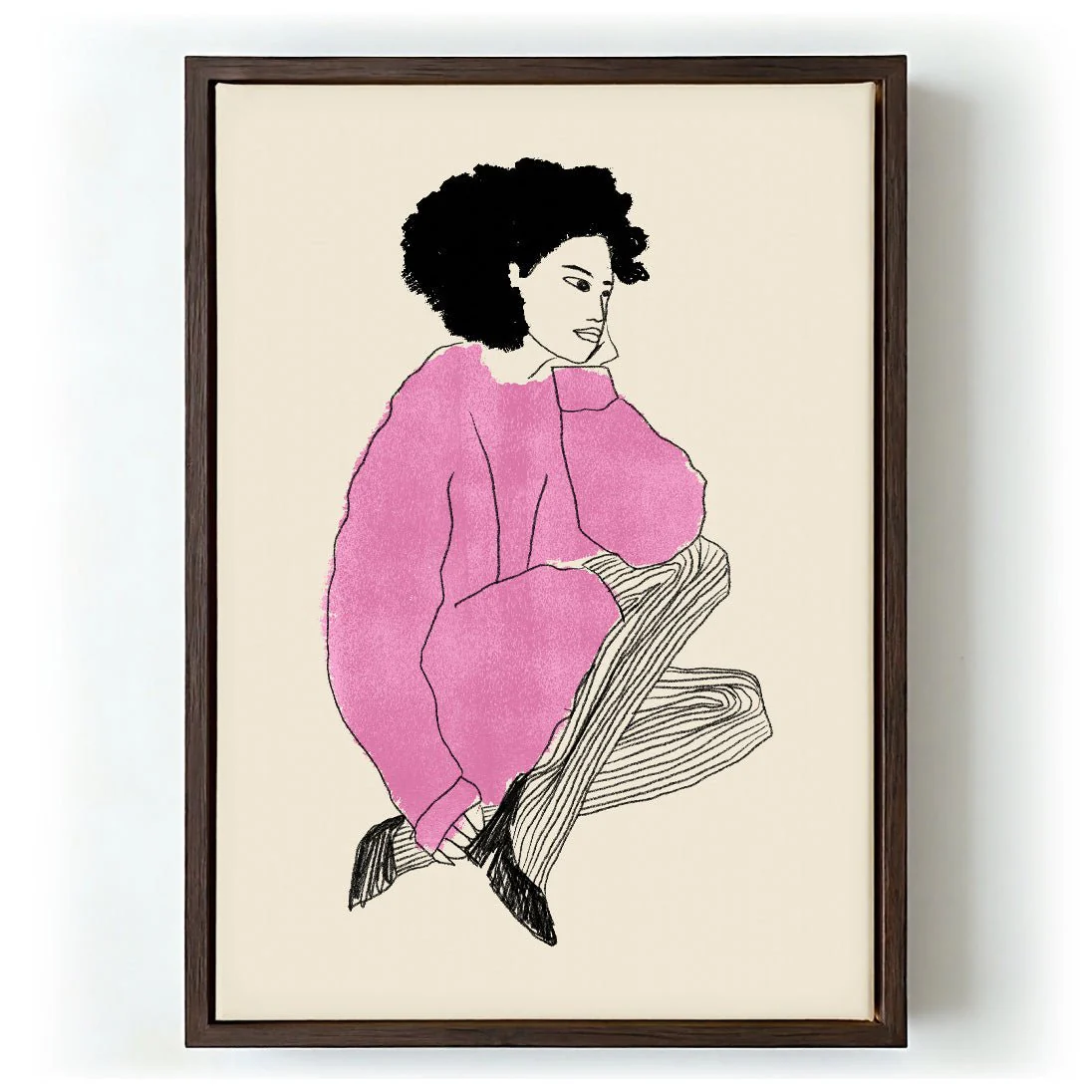 Girl Chill Pink Pullover - Image 5
