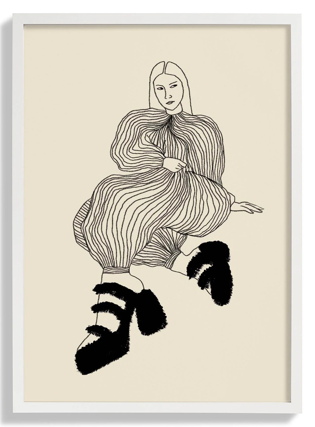 Girl Chill Stripe Dress - Image 5