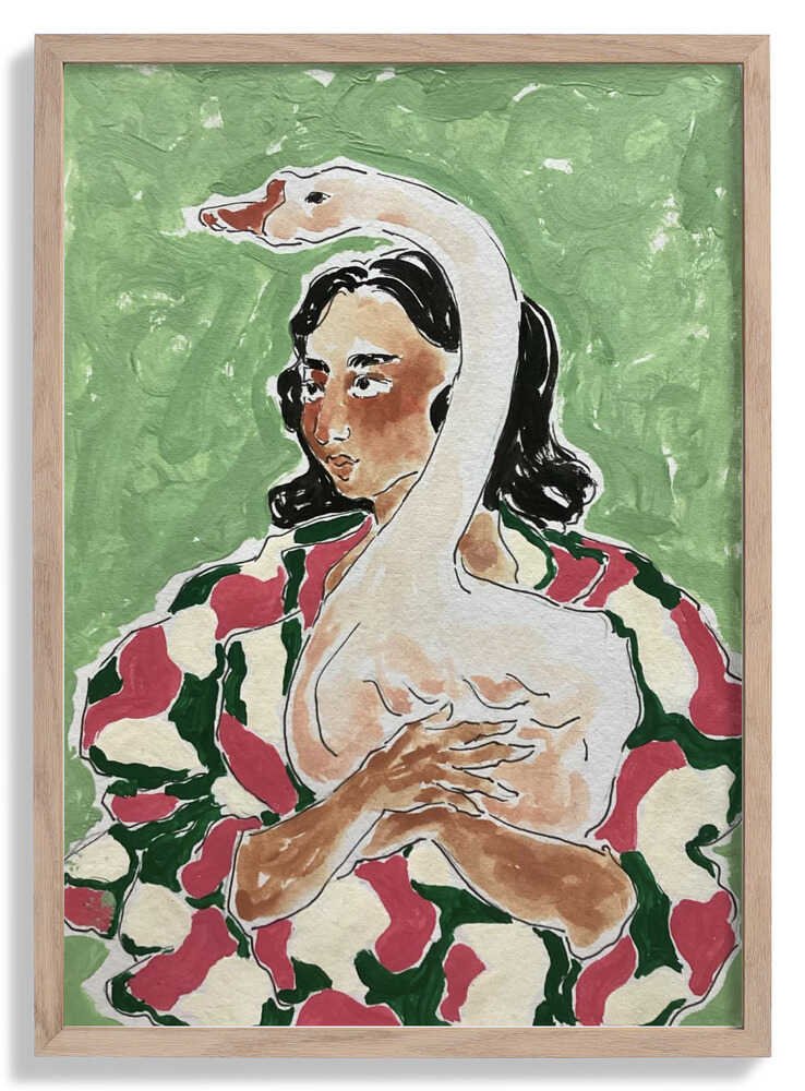 Girl With Duck by Rushati Chowdhury