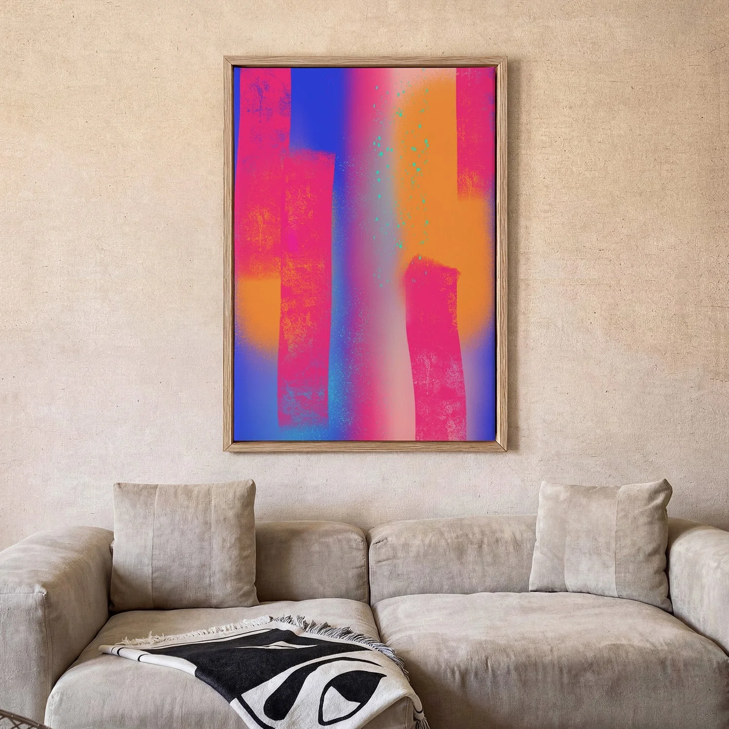 Glow Abstract Art Print - Image 2