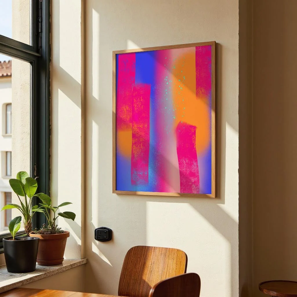 Glow Abstract Art Print - Image 2