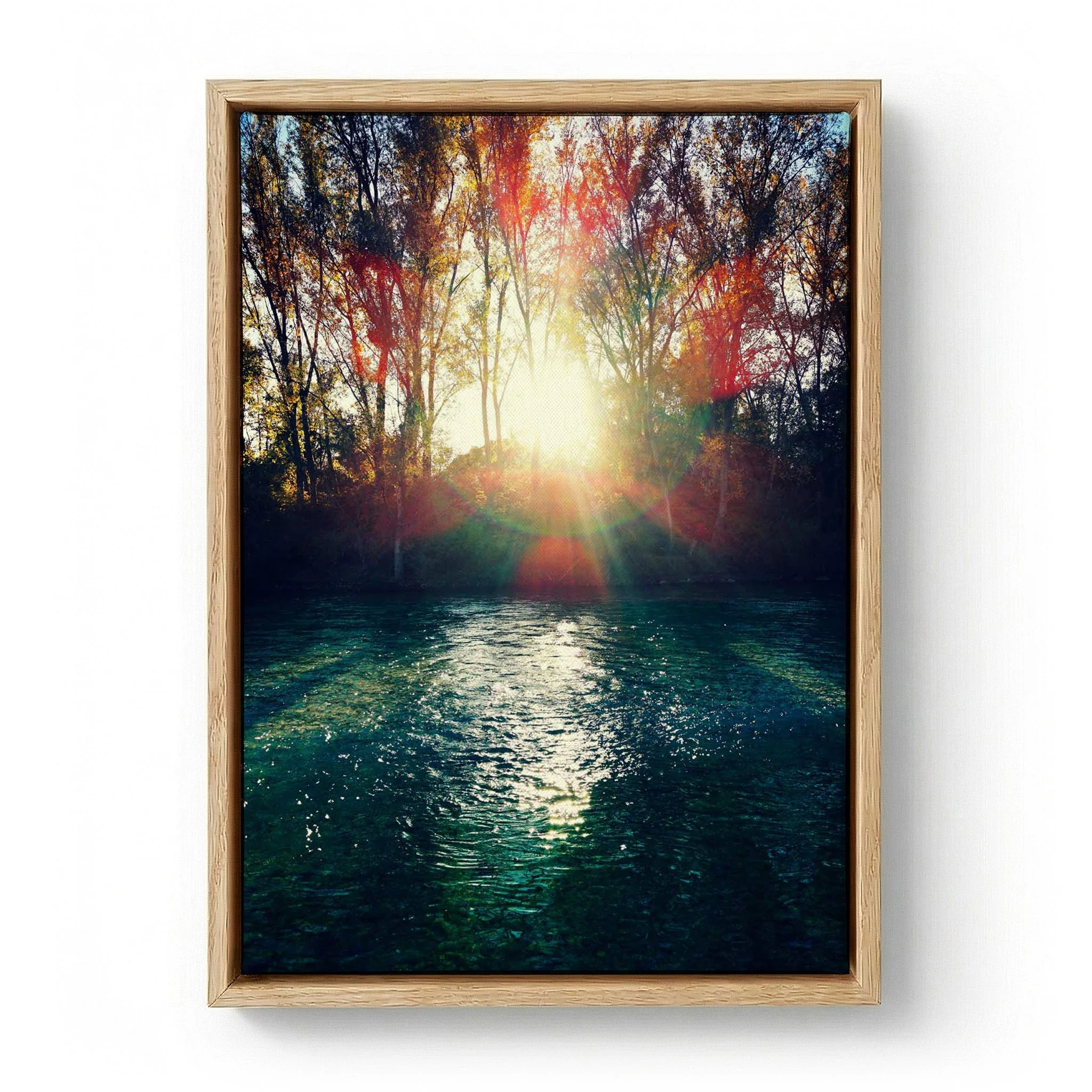 Golden River Sunlight by Angelo Cerantola