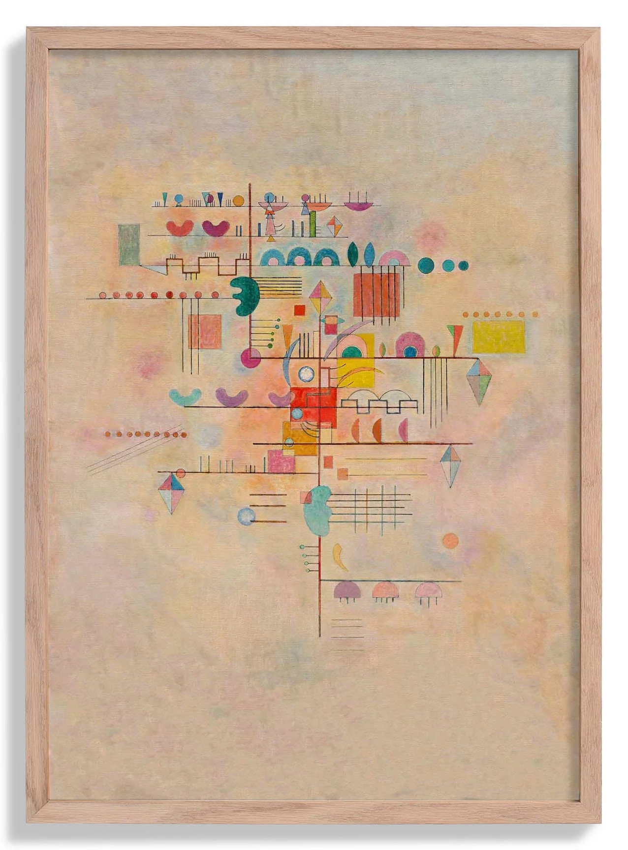 Graceful Ascent by Wassily Kandinsky