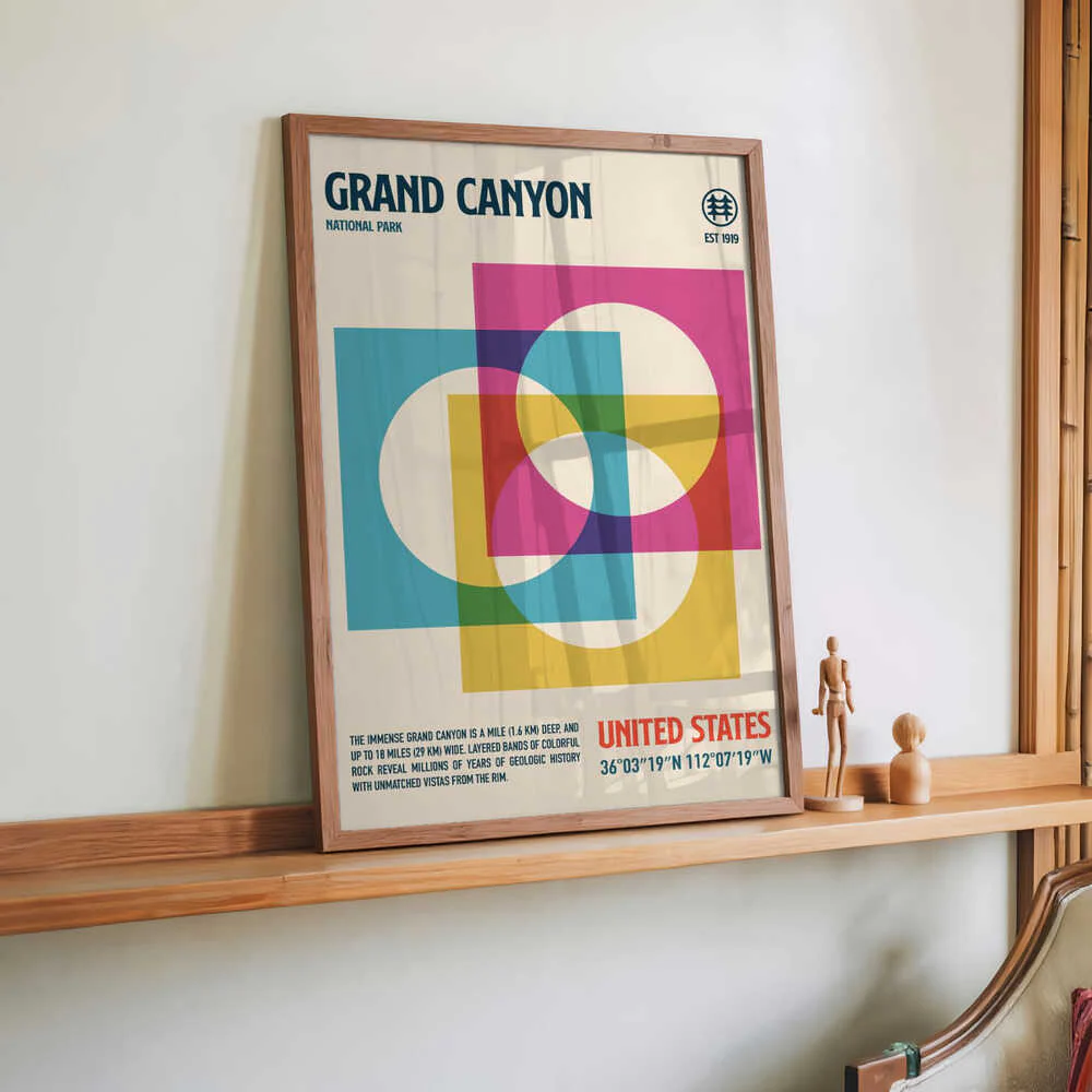 Grand Canyon National Park Travel Poster by Retrodrome - Image 2