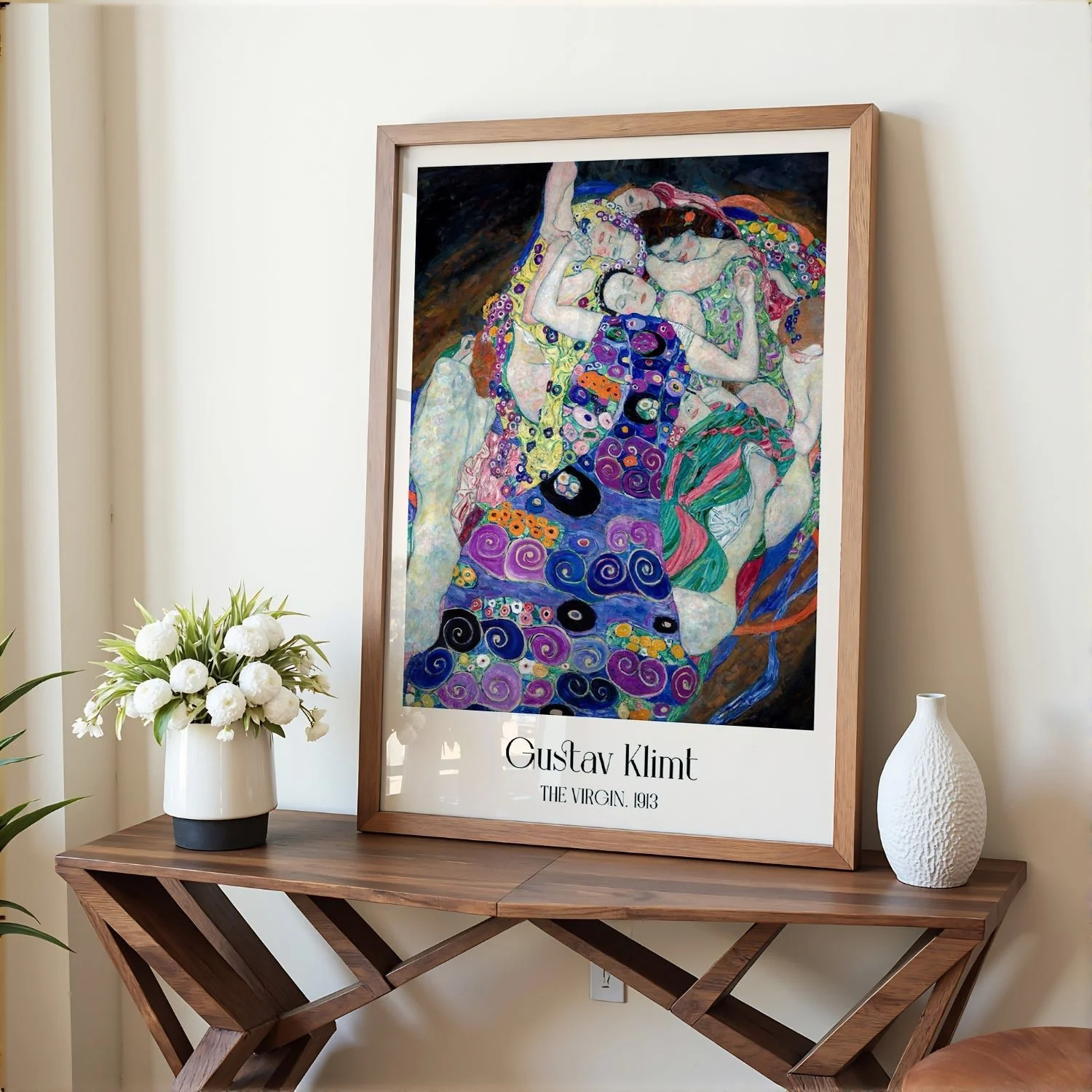 The Virgin by Gustav Klimt - Image 4
