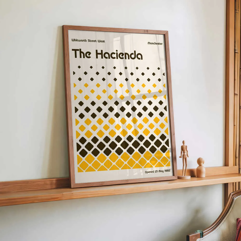 Hacienda Poster by Retrodrome - Image 2