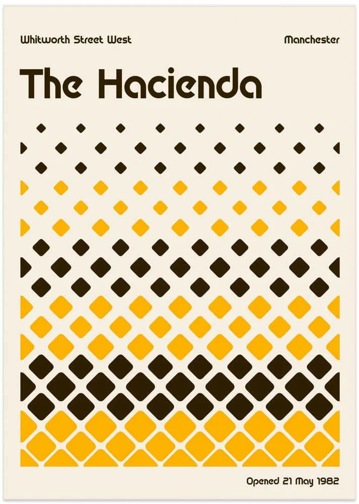 Hacienda Poster by Retrodrome - Image 8