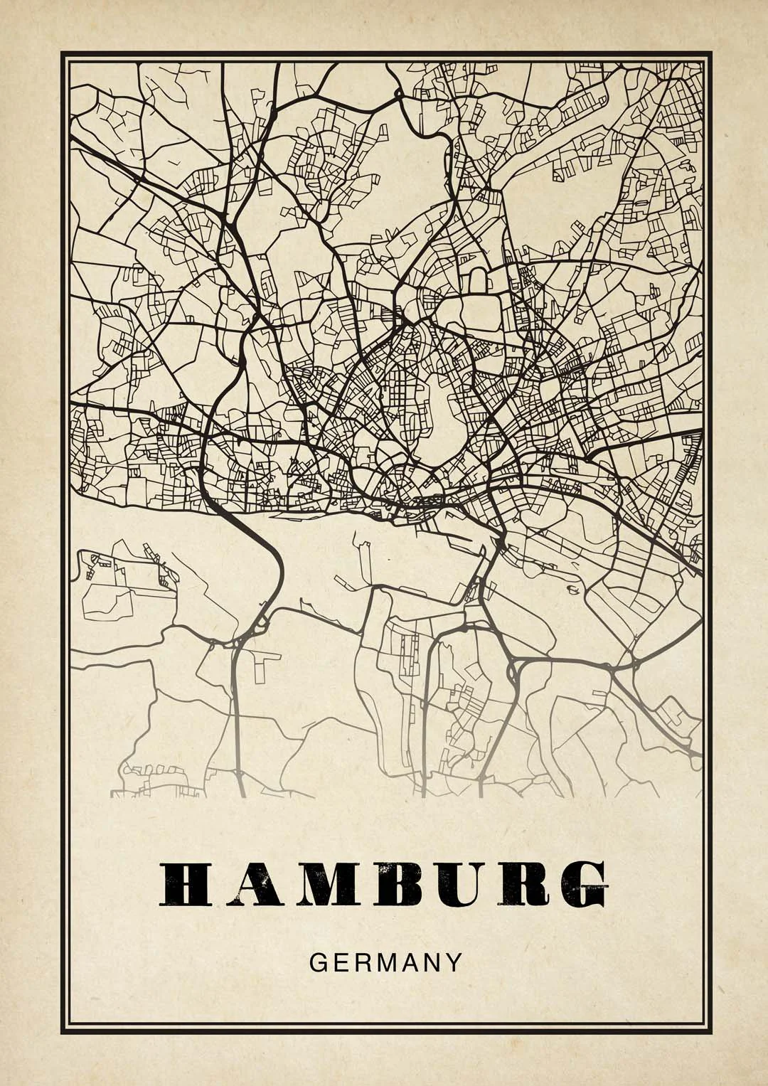 Hamburg City Sepia - Image 8