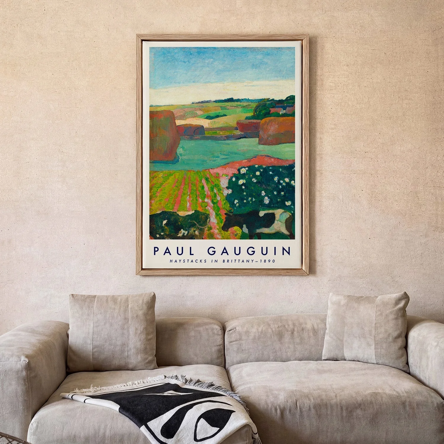 Haystacks In Brittany by Paul Gauguin - Image 2