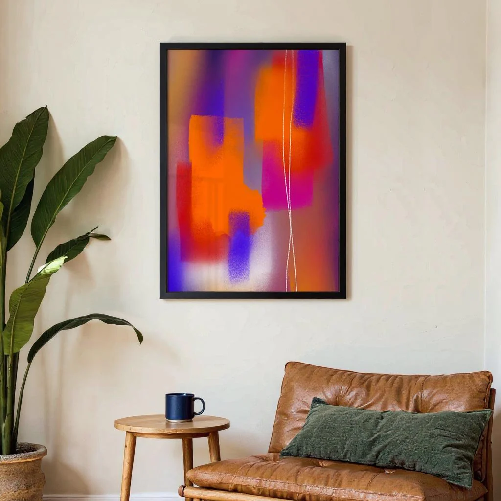 Haze Abstract Art Print - Image 3