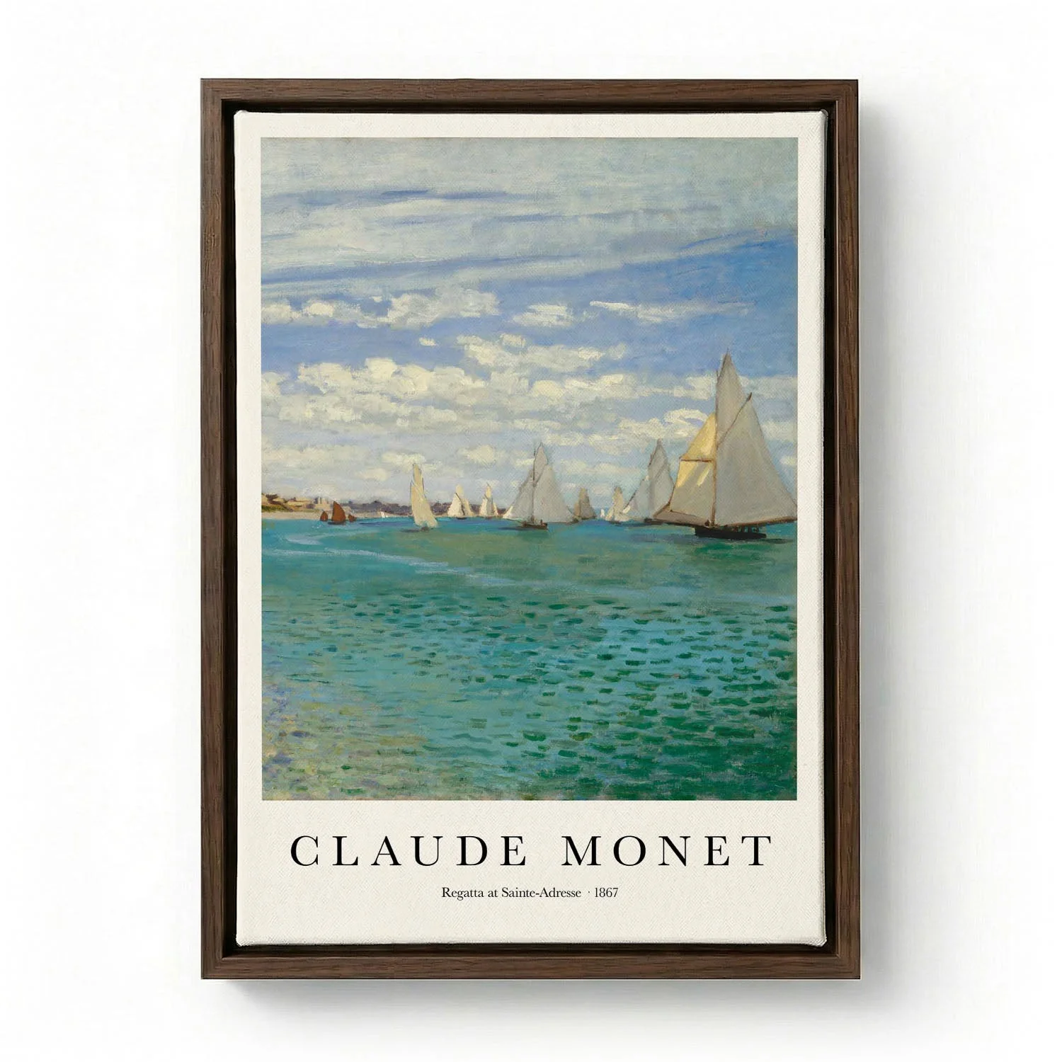 Regatta at Sainte Adrese by Claude Monet - Image 6