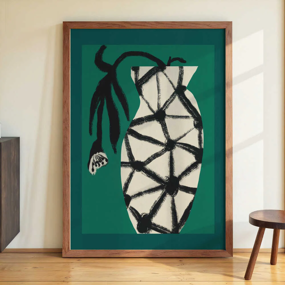 Hexagon Vase In Green by Little Dean - Image 3