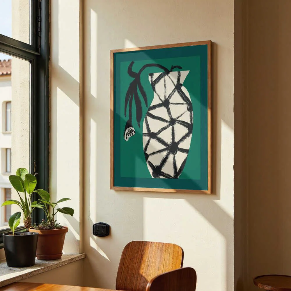 Hexagon Vase In Green by Little Dean - Image 4