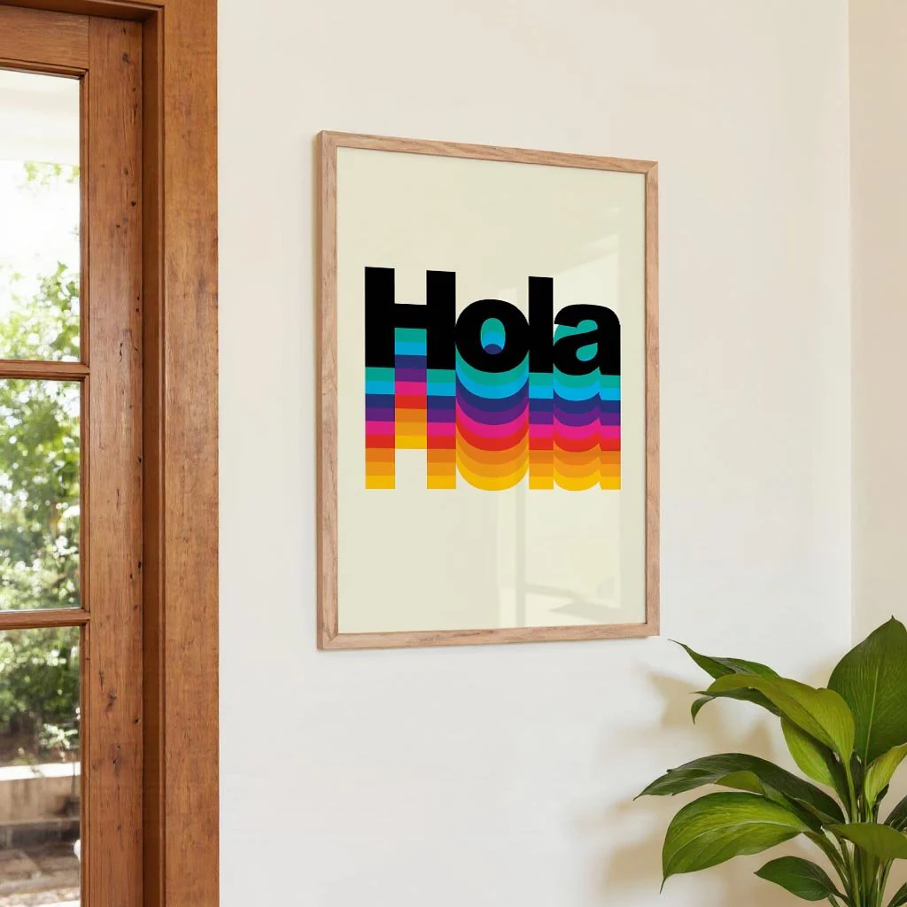 Hola Art Print - Image 4