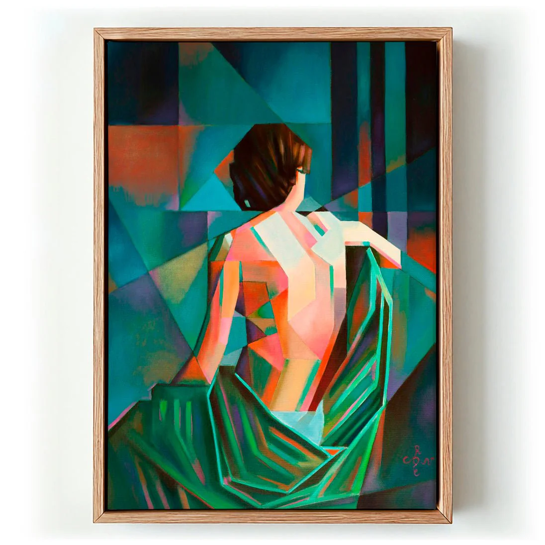 Homage to Eugène Durieu’s Seated Female Nude by Corné Akkers