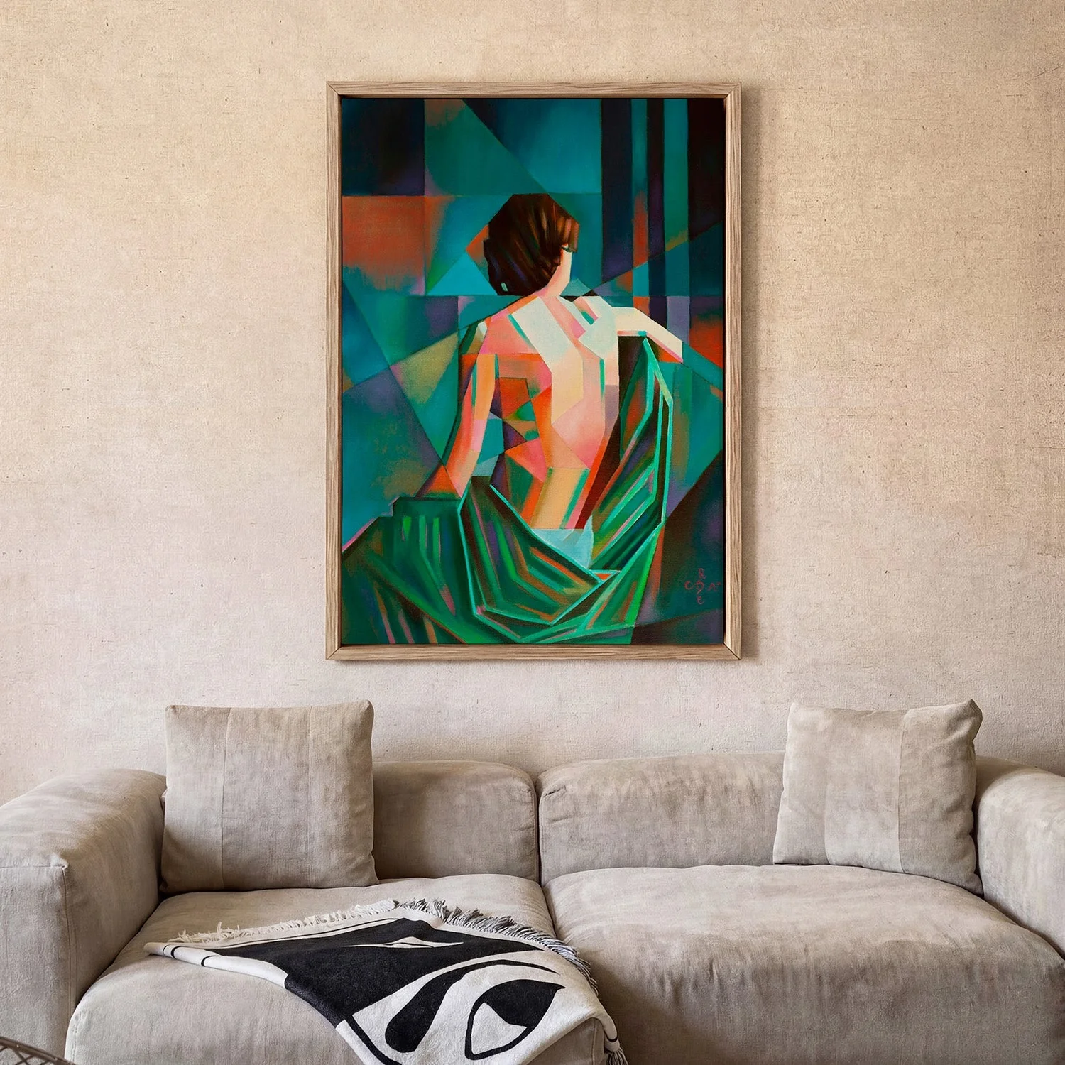 Homage to Eugène Durieu’s Seated Female Nude by Corné Akkers - Image 2
