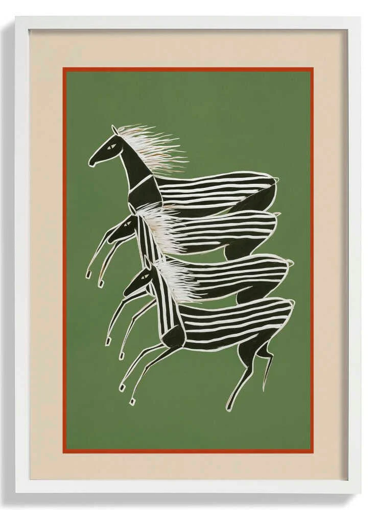 Horses In Stripes by City Art - Image 5