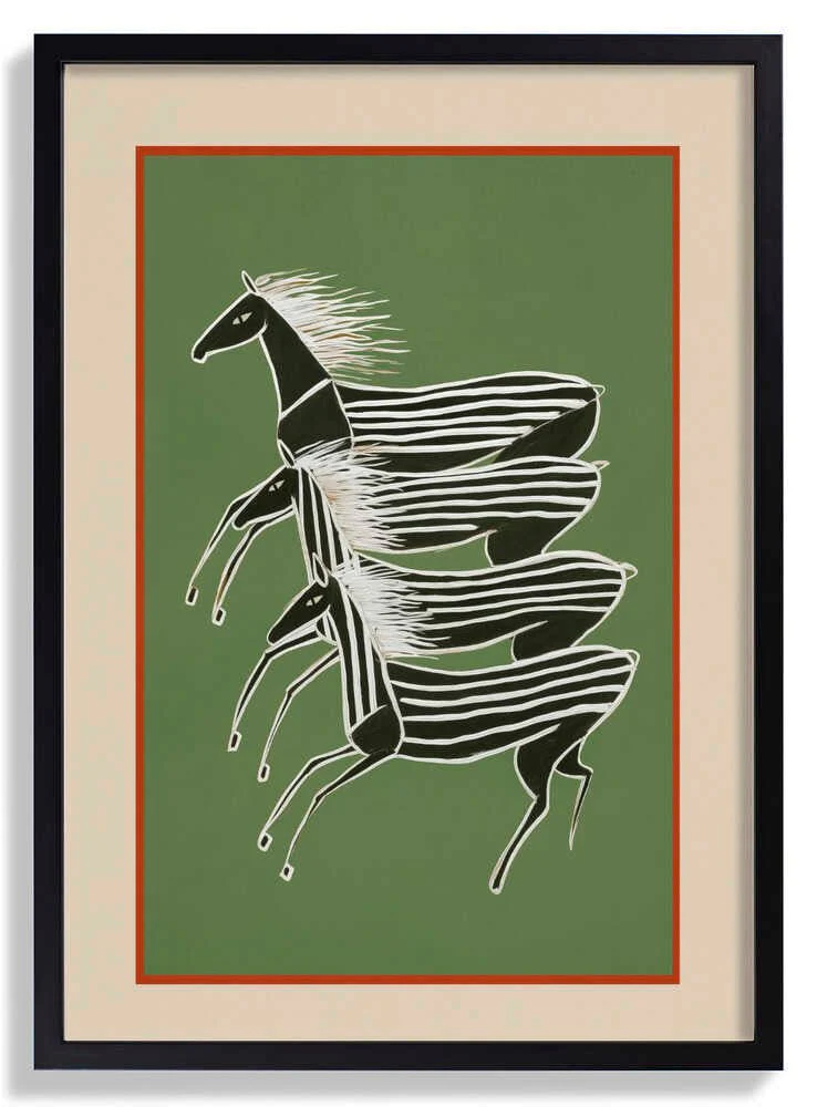 Horses In Stripes by City Art - Image 6