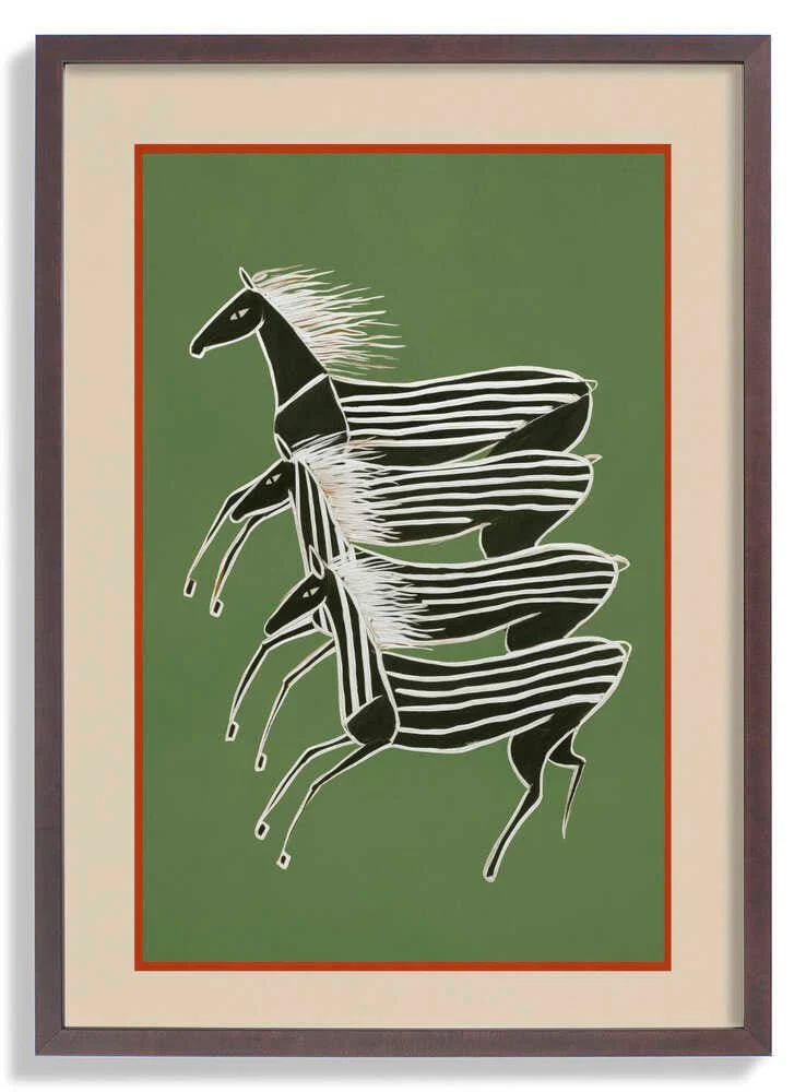 Horses In Stripes by City Art - Image 7