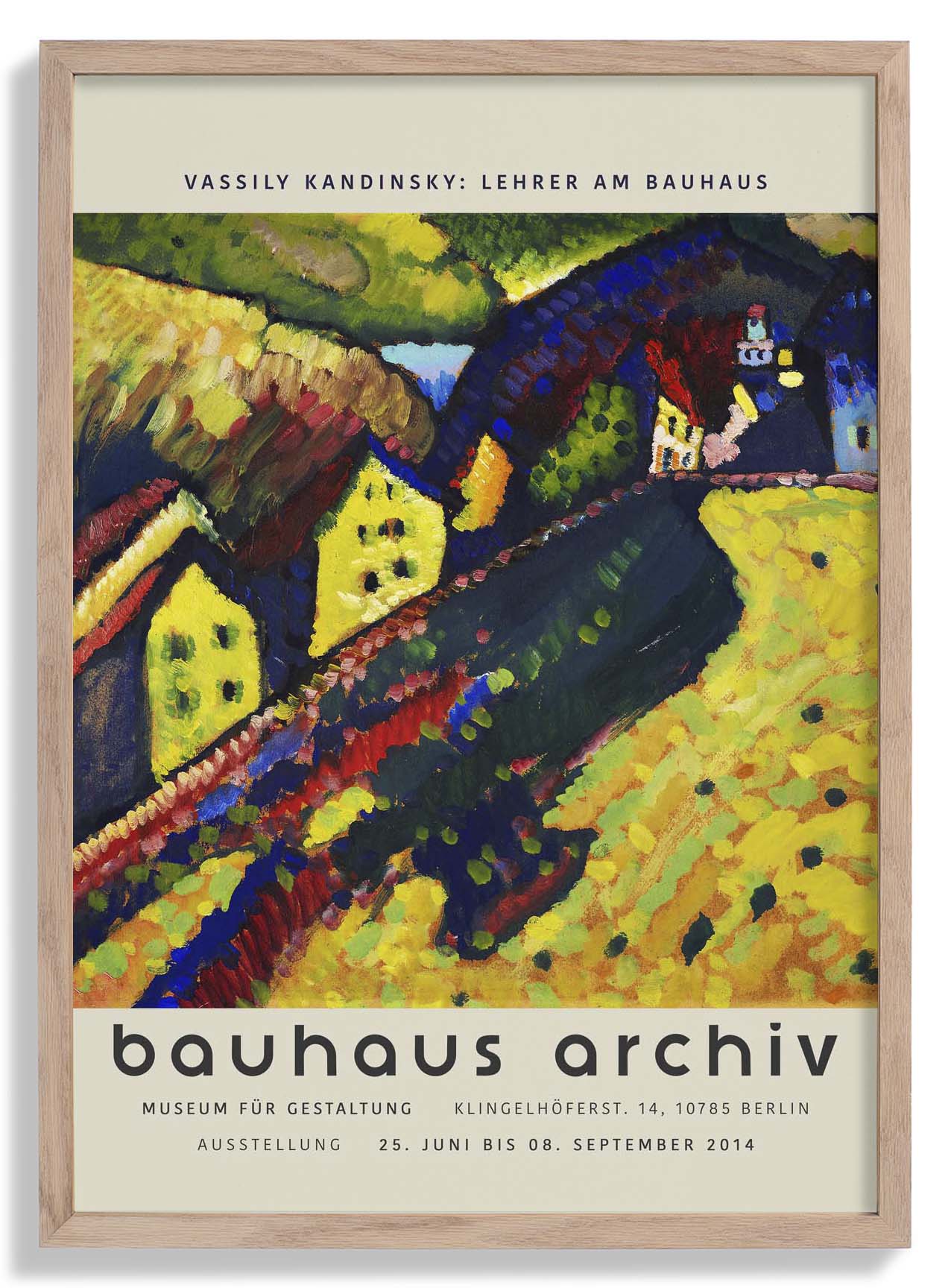 Houses at Murnau by Wassily Kandinsky Exhibition