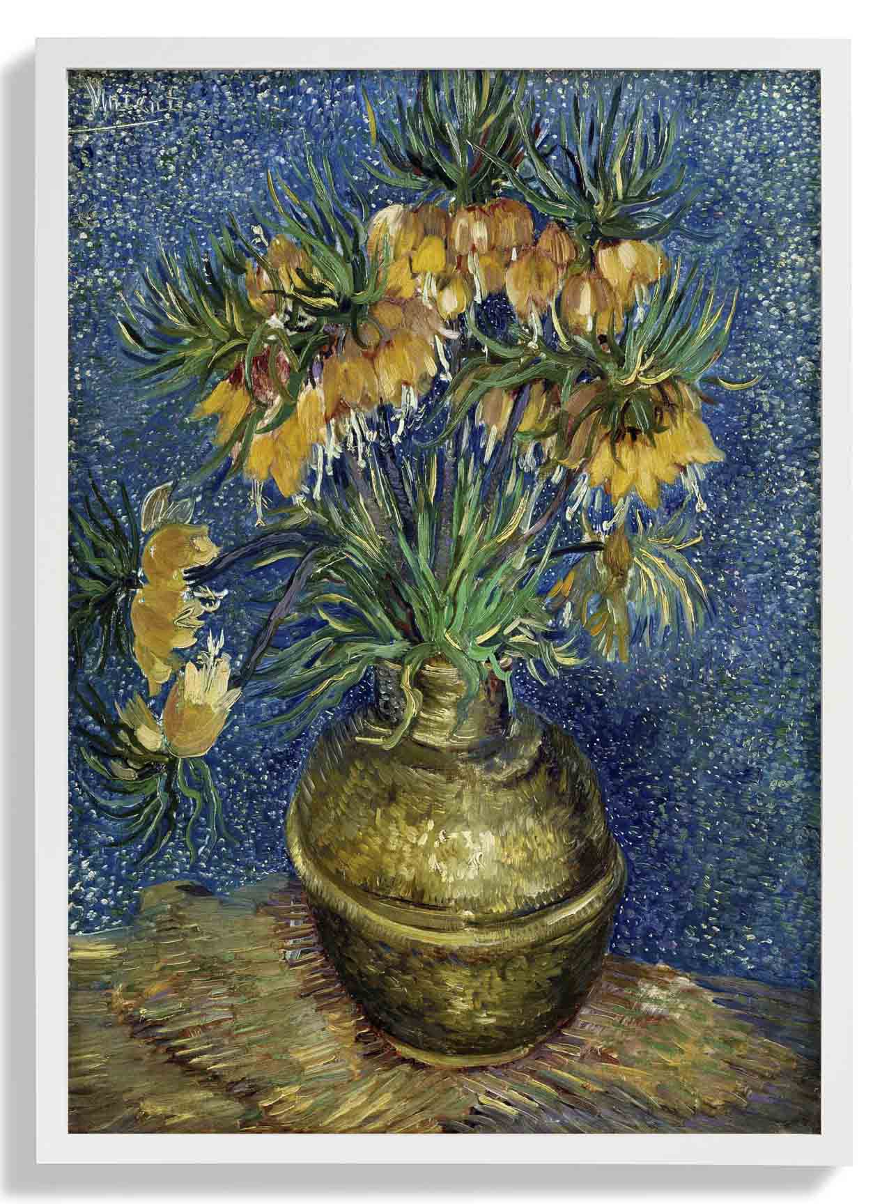 Imperial Fritillaries in a Copper Vase by Van Gogh - Image 5