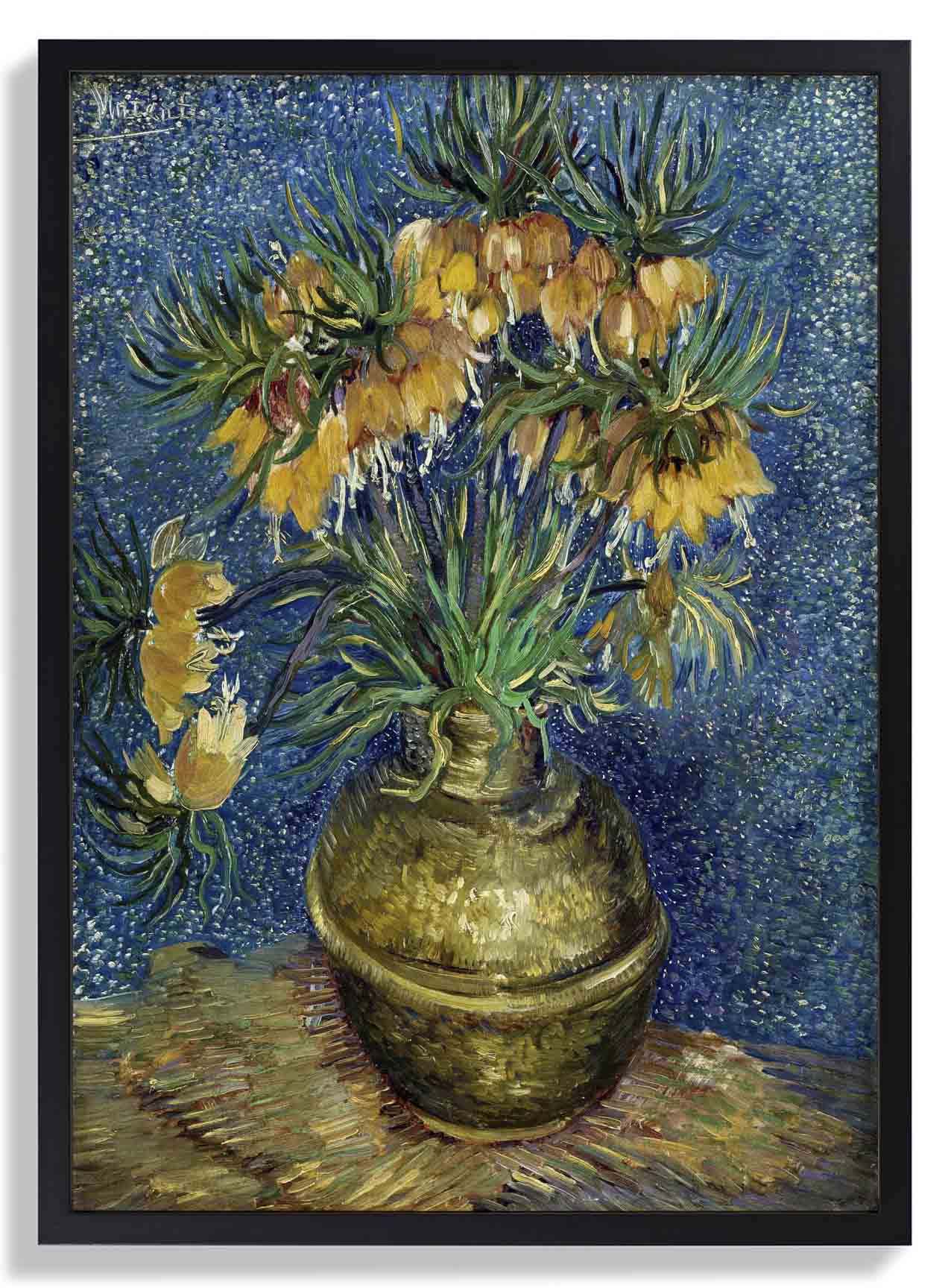 Imperial Fritillaries in a Copper Vase by Van Gogh - Image 6